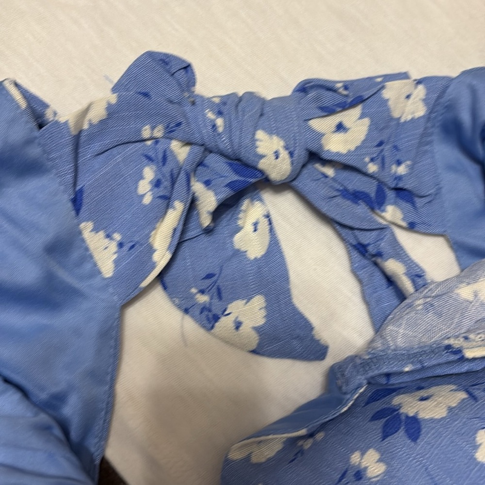 048 NWT Band of the Free Blue Floral Dress - Picture 7 of 9